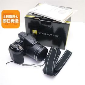 超美品 COOLPIX P600 ブラック 即日発送 デジカメ ニコン 本体 あすつく 土日祝発送OK