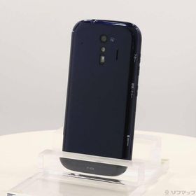 〔中古〕FUJITSU(富士通） らくらくスマートフォン 32GB ネイビー F-42A docomoロック解除SIMフリー〔348-ud〕