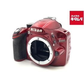 【中古】 【並品】 ニコン D3200 ボディ レッド
