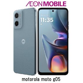 motorola モトローラ moto g05(I) ミスティブルー 本体 SIMフリー PB6N0003JP イオンモバイル