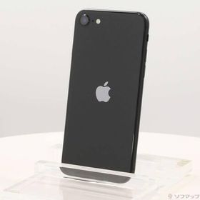 〔中古〕Apple(アップル) iPhone SE 第2世代 64GB ブラック MX9R2J／A SIMフリー〔377-ud〕