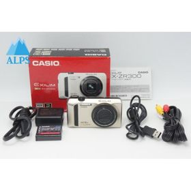 CASIO カシオ HIGH SPEED EXILIM EX-ZR300 コンパクトデジタルカメラ ゴールド 元箱付 260722b【アルプスカメラ】