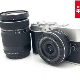 【中古】 【並品】 オリンパス PEN E-P7 EZ ダブルズームキット シルバー