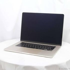 〔中古〕Apple(アップル) MacBook Air 15.3-inch Mid-2023 MQKV3J／A Apple M2 8コアCPU_10コアGPU 8GB SSD512GB スターライト 〔26.3 Tahoe〕〔258-ud〕