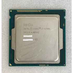 CPU インテル Core i7-4790K 4.00GHz SR219 LGA1150 Intel Core i7 第4世代 プロセッサー i7 4790K 中古