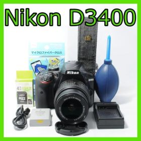 Nikon D3400☆Bluetoothで写真をスマホ転送☆すぐ使える☆訳あり