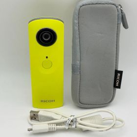 【極上美品】RICOH THETA m15 イエロー リコー シータ 360度カメラ