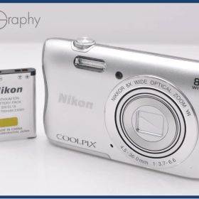【動作保証】 ニコン NIKON COOLPIX S3700 8X バッテリー付属 同梱無料 #ak274
