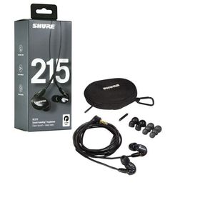 SHURE シュア SE215 (ブラック) 高遮音性イヤホン SE215-K-A