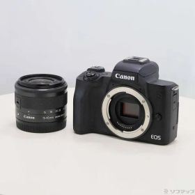 ソフマップ 〔中古品〕 EOS Kiss M EF-M15-45 IS STM レンズキット ブラック【348】