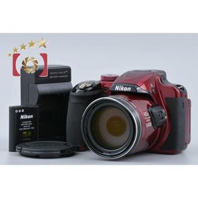 【中古】Nikon ニコン COOLPIX P600 レッド コンパクトデジタルカメラ