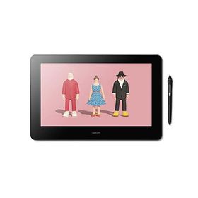 ワコム 液タブ 液晶ペンタブレット 15.6型 Wacom Cintiq Pro 16 (2021) ペン&amp;タッチモデル オリジナルカスタムブラシセット ブラック DTH167K1D