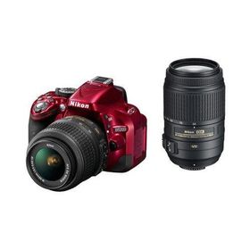 【中古】Nikon デジタル一眼レフカメラ D5200 ダブルズームキット AF-S DX NIKKOR 18-55mm f/3.5-5.6G VR/