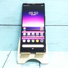 au Xperia5 SOV41 ブラック 本体 白ロム SIMロック解除済み SIMフリー 060181