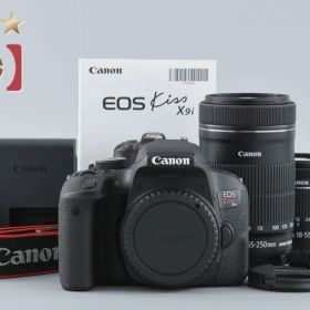 【中古】Canon キヤノン EOS Kiss X9i ダブルズームキット シャッター回数僅少