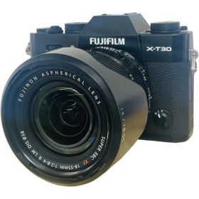 富士フイルム FUJIFILM ミラーレス一眼カメラ X-T30 レンズキット(レンズセット) フジノンレンズ XF18-55mmF2.8-4 R LM OIS ブラック 動作確認済 【中古】 12607K335