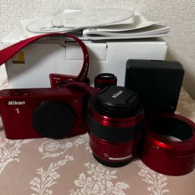 Nikon 1 J1 レッド ミラーレス一眼 本体