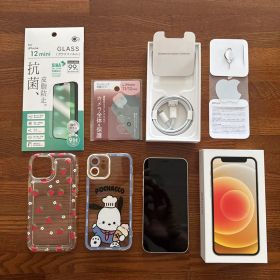 Apple iPhone 12 mini 64GBホワイト本体箱(付属おまけ付)