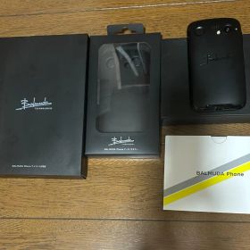 【ジャンク・通電音あり】BALMUDA Phone ブラック