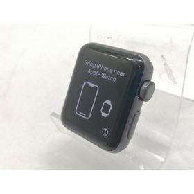 【中古】Apple Apple Watch Series3 38mm GPS スペースグレイアルミニウム/ブラックスポーツバンド MQKV2J/A【宇田川】保証期間１ヶ月【ランクC】