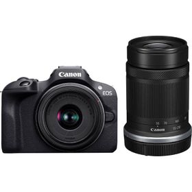 キヤノン ミラーレス一眼カメラ「EOS R100」ダブルズームキット Canon EOSR100-WZK 返品種別A