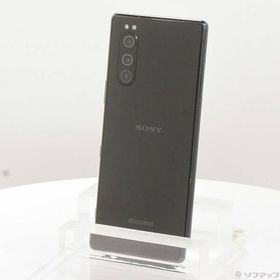 〔中古〕SONY(ソニー) Xperia 5 64GB ブラック SO-01M docomoロック解除SIMフリー〔198-ud〕