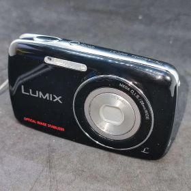 美品 パナソニック LUMIX DMC-S1 コンデジ デジカメ ブラック 黒