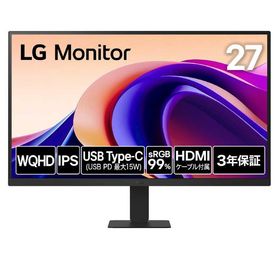 LG USB-C接続 PCモニター Monitor ［27型 /WQHD(2560×1440) /ワイド］ LG Monitor 27U631A-B