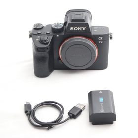 SONY(ソニー) フルサイズ ミラーレス一眼カメラ α7III ボディ(レンズなし) ブラック ILCE-7M3