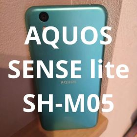 SHARP AQUOS SH-M05 ターコイズ スマートフォン 本体