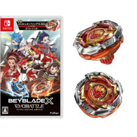ベイブレードエックス エボバトル -Switch 【特典】CX-00 レオンファングT4-60A レッドVer. 同梱
