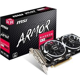 【中古】【39shop】MSI★Radeon RX 570 ARMOR 8G J グラフィックスボード VD7195(非常に良い)