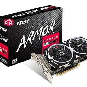 【中古】【39shop】MSI★Radeon RX 570 ARMOR 4G OC グラフィックスボード VD6330(非常に良い)