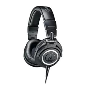 【中古】【39shop】オーディオテクニカ★ATH-M50x プロフェッショナルモニターヘッドホン 有線 DTM レコーディング ミックス マスタリング DJ 宅録 国内正規品ブラッ（非常に良い）