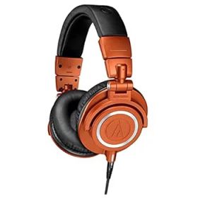 【中古】オーディオテクニカ プロフェッショナルモニターヘッドホン ATH-M50xMO 限定カラー メタリックオレンジ ATH-M50x MO
