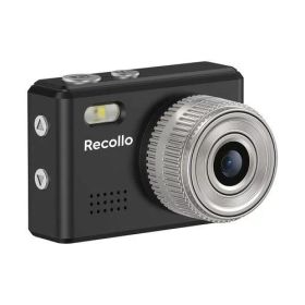 アイアールティー IRT-RCL01BK ブラック Recollo 100万画素レトロミニデジタルカメラ わずか18g手のひらサイズ 写真・動画・録音・WEBカメラ