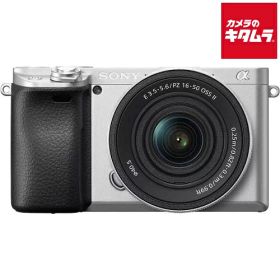 ソニー α6400 パワーズームレンズキット シルバー [ILCE-6400K S] SONY ミラーレス一眼カメラ APS-C 《納期約2－3週間》