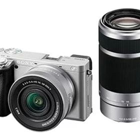 SONY ミラーレス一眼カメラ α6400 ILCE-6400X ダブルズームレンズ シルバー[ラッピング可]