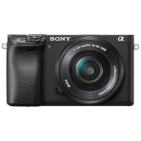 【中古】【39shop】SONYソニー★APS-C ミラーレス一眼カメラ α6400 パワーズームレンズキットレンズ:SELP1650 ブラック ILCE-6400L B(非常に良い)