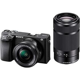 【中古】ソニー/APS-C/ミラーレス一眼カメラ / α6400 / ダブルズームレンズキット(同梱レンズ:SELP1650+SEL55210) / ブラック/ILCE-6400Y B