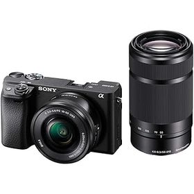 【中古】［非常に良い］SONY(ソニー) APS-C ミラーレス一眼カメラ α6400 ダブルズームレンズキット(同梱レンズ:SELP1650+SEL55210) ブラック ILCE-6400Y B