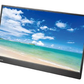 アイオーデータ EX-LDC161DBM モバイルディスプレイ 15.6型/ 1920×1080/ HDMI、DisplayPort Alt Mode(USB Type-C)/ ブラック/ スピーカー：あり