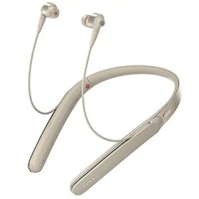 【中古】 ソニー ワイヤレスノイズキャンセリングイヤホン WI-1000X : Bluetooth/ Amazon Alexa搭載 /ハイレゾ対応 最大10時間連続再生 カナル型 マイク付き 2017年モデル 360 Reality Audio認定モデル シャンパンゴールド WI-1000X N