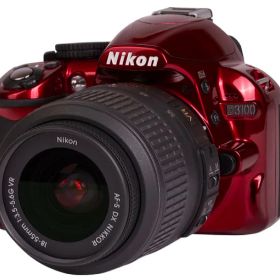 【中古】【1ヶ月保証】 ニコン Nikon D3100 レンズキット レッド