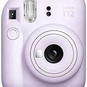 【中古】［非常に良い］富士フイルム(FUJIFILM) チェキ インスタントカメラ instax mini 12 ライラックパープル INS MINI 12 PURPLE