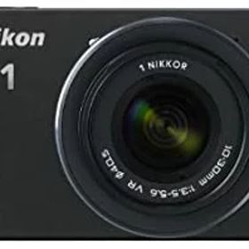 【中古】【39shop】Nikon★ミラーレス一眼カメラ Nikon 1 (ニコンワン) J1 (ジェイワン) 標準ズームレンズキット ブラックN1 J1HLK BK（良い）
