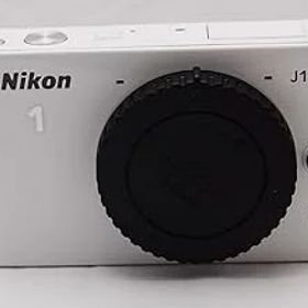【中古】【39shop】Nikon★ミラーレス一眼カメラ Nikon 1 ニコンワン J1 ジェイワン 標準ズームレンズキット ホワイトN1 J1HLK WH（良い）