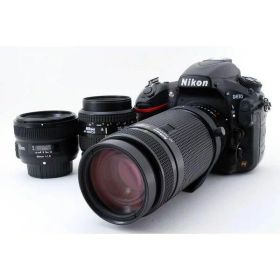 【中古】 ニコン Nikon D810 単焦点&標準&望遠トリプルレンズセット 美品 ストラップ 付き 当店保証30日間 人気 ミラーレス 一眼レフ 交換レンズ カメラ