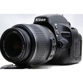 【中古】 ニコン Nikon D5100 レンズセット ブラック 美品 ストラップ付き 当店保証30日間 人気 ミラーレス 一眼レフ 交換レンズ カメラ