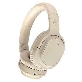 【中古】［非常に良い］ag WHP01K 【AG-WHP01K】 ワイヤレス ヘッドホン Bluetooth ノイズキャンセリング ノイキャン ANC マイク付き（クリーム）